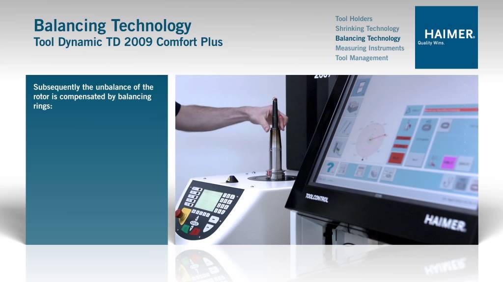 Tool Dynamic 2009 Comfort Plus Balancing Machine