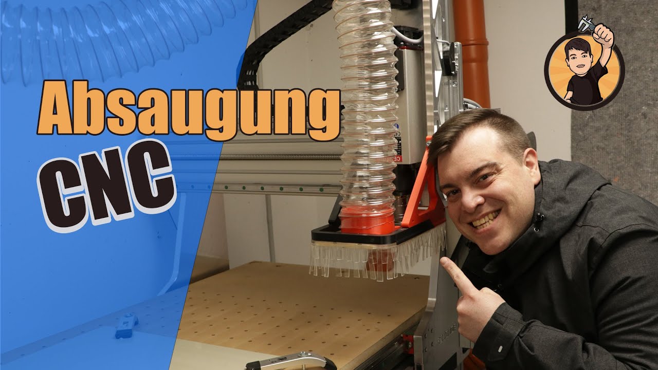 Staubabsaugung und Aufspannplatte für die CNC | Nachdenksport