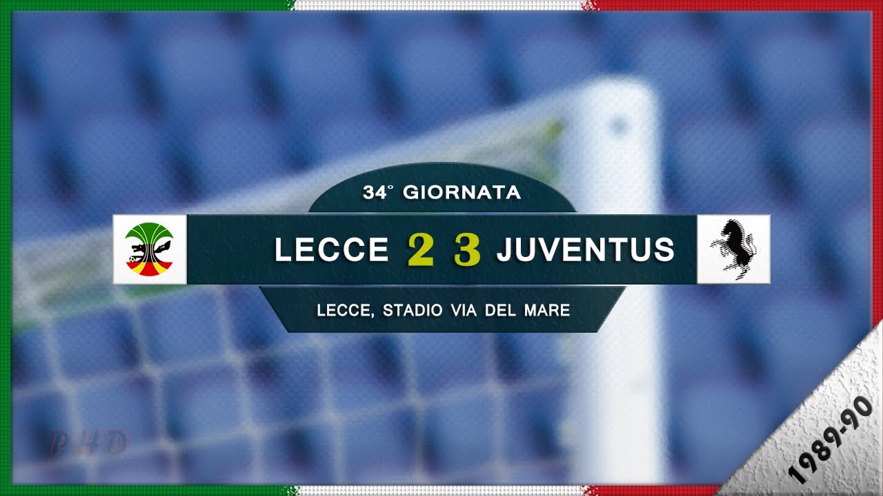 Serie A 1989-90, g34, Lecce - Juventus