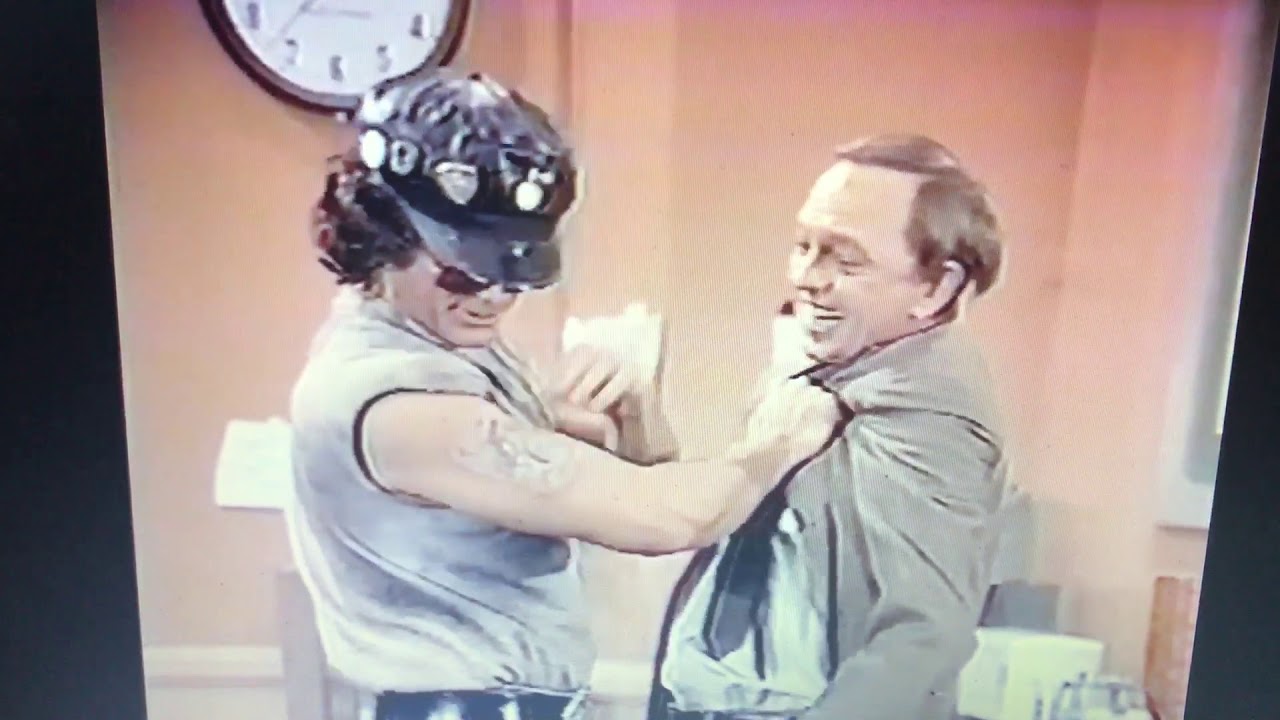 Michael Landon acting on The Donny & Marie Show 1976