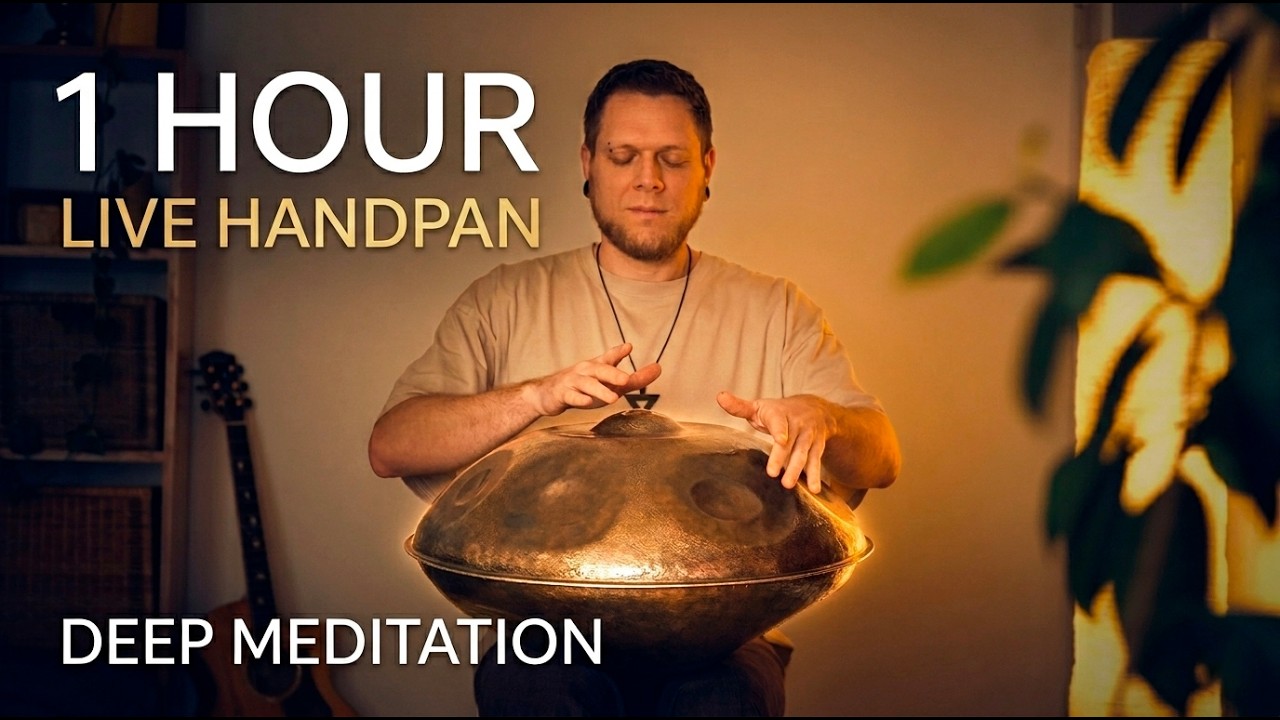 1 Hour Deep Healing Handpan Music 🌿 Relaxing Meditation & Stress Relief. No Loops! Alex Streletz