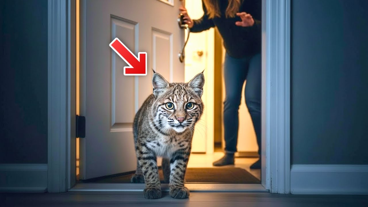 A Bobcat Cub Walked Up to a Woman’s Door — Something Was Seriously Wrong