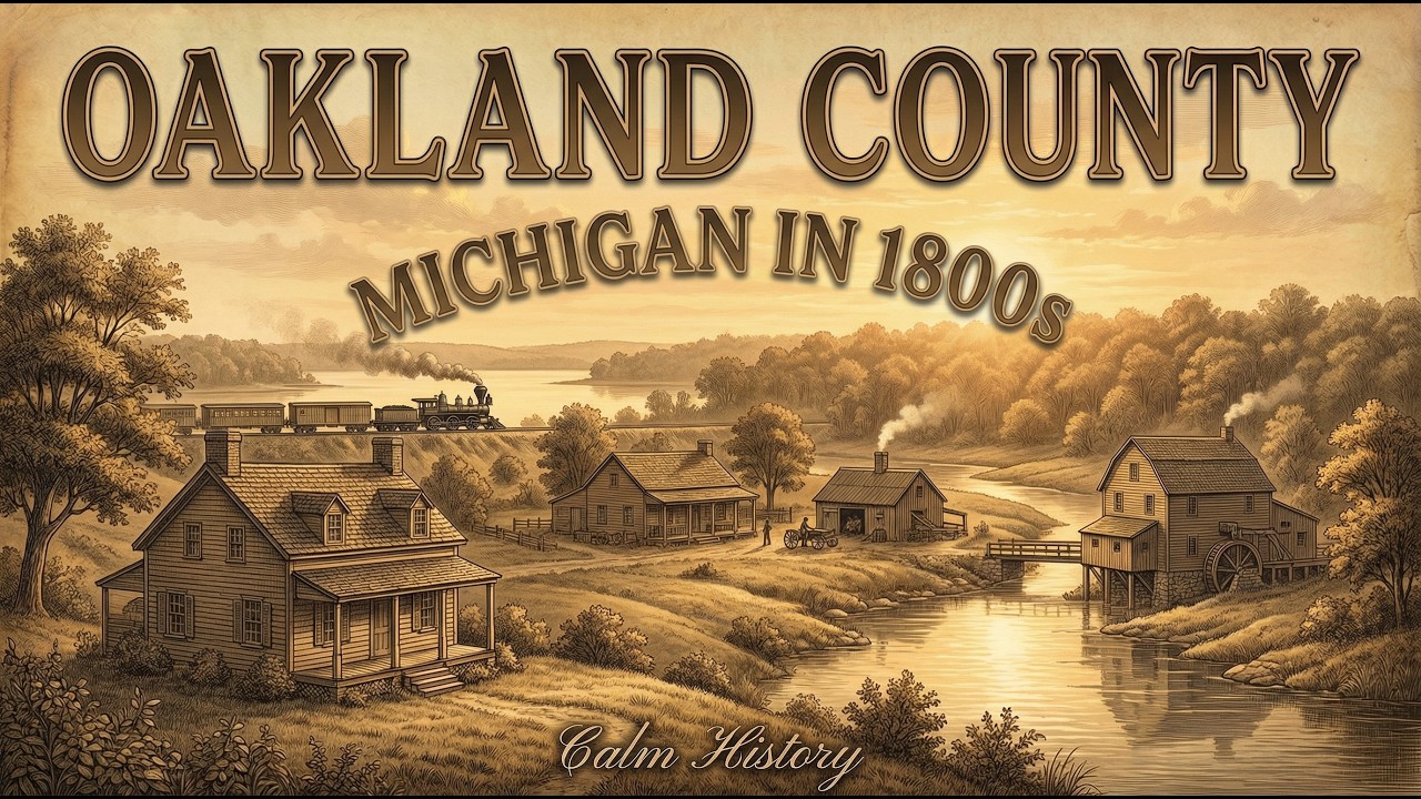 Oakland County, Michigan in 1880 | A Calm, Sleep-Inducing History of Farms, Rivers & County Life