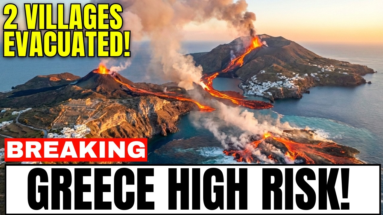 Mediterranean Underwater MONSTER—Kolumbo Volcano 7KM from Santorini as Dual System THREATENS 3M!