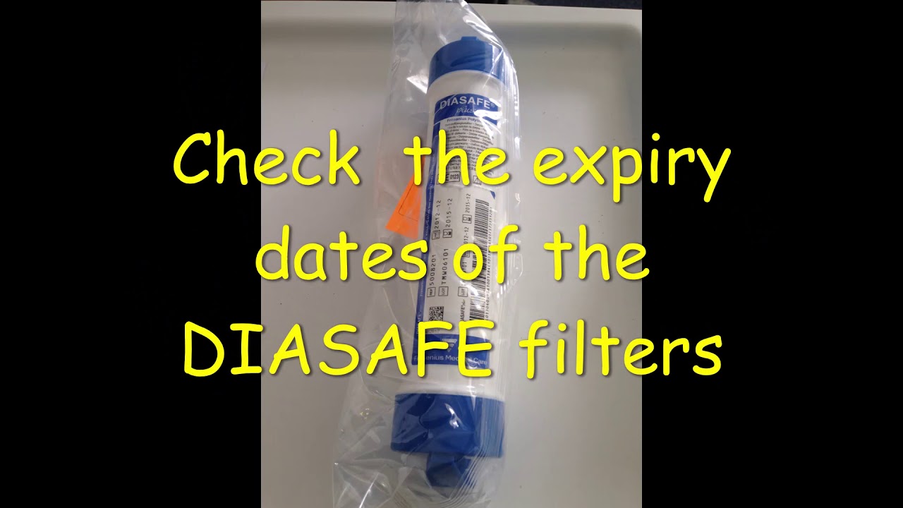 Changing   Diasafes plus  filters on a 5008 dialysis machine