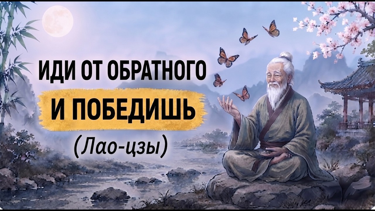 Закон обратного движения, чтобы притянуть ВСЁ: Лао-цзы