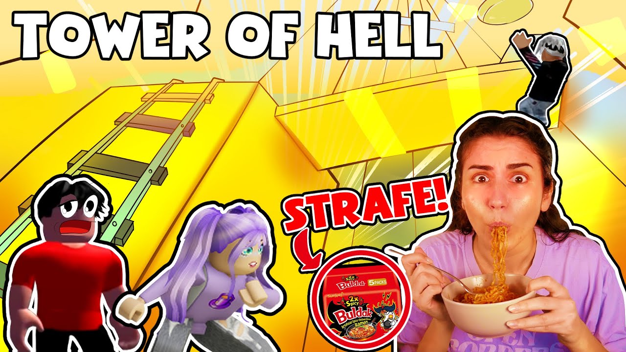 Wenn ich bei TOWER OF HELL verliere muss ich EXTREM SCHARFE NUDELN essen!
