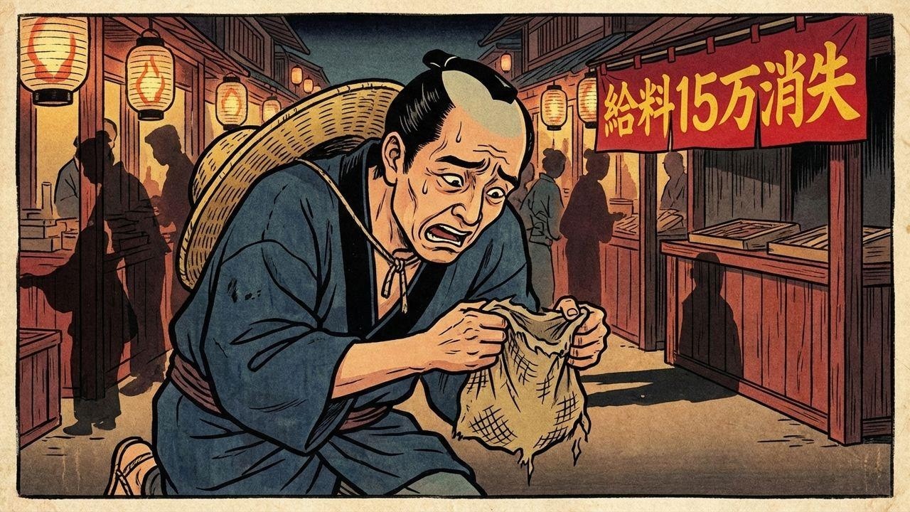 江戸の給料日！15万円が一夜で消えた？職人の驚きの使い道と涙の結末
