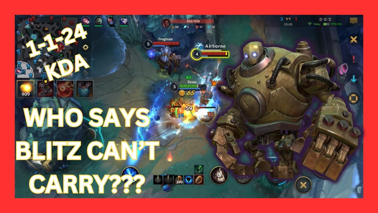 INSANE BLITZCRANK HOOKS! (1/1/24) 🤖 | Wild Rift Gameplay Ranked