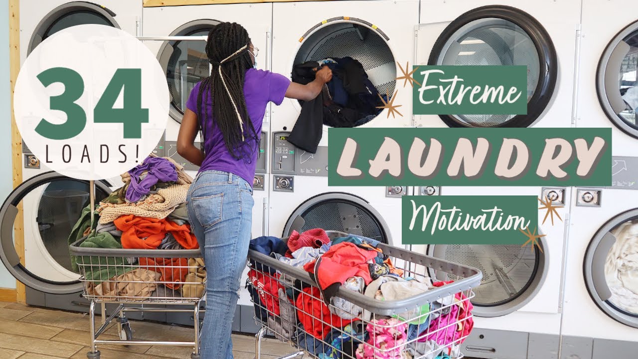 34 LOADS of Laundry in 1 DAY 😩 | LAUNDRY MOTIVATION | GET IT ALL DONE | LAUNDRY DAY