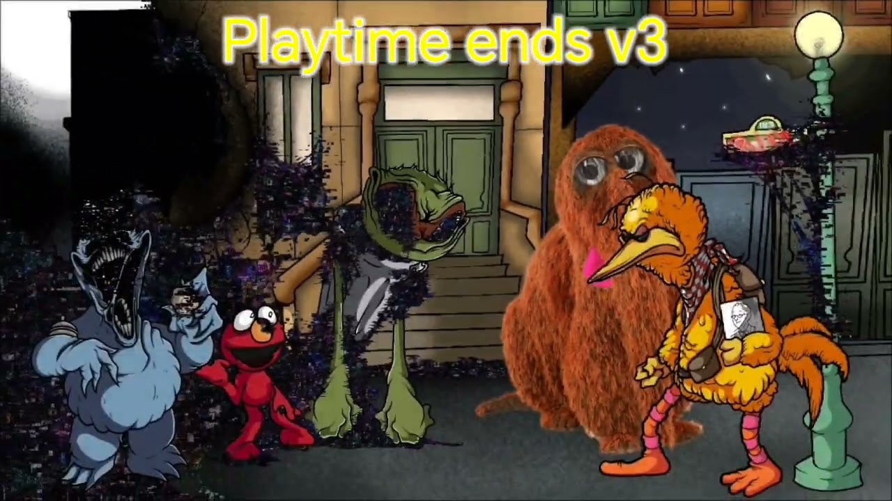 Fnf: broken strings // playtime ends v3 // teasers concept