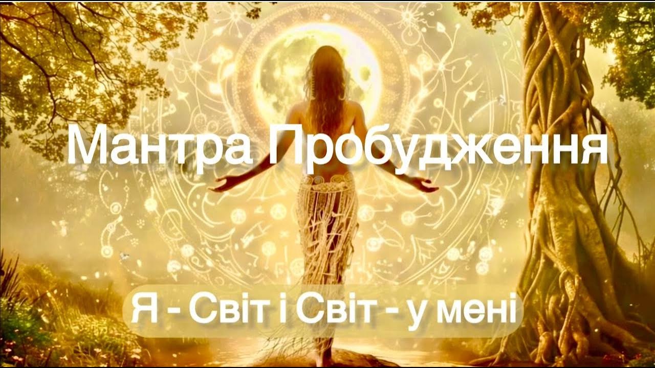 Сакральна мантра Пісня - занурення в глибину себе. Безмежний Світ живе всередині...