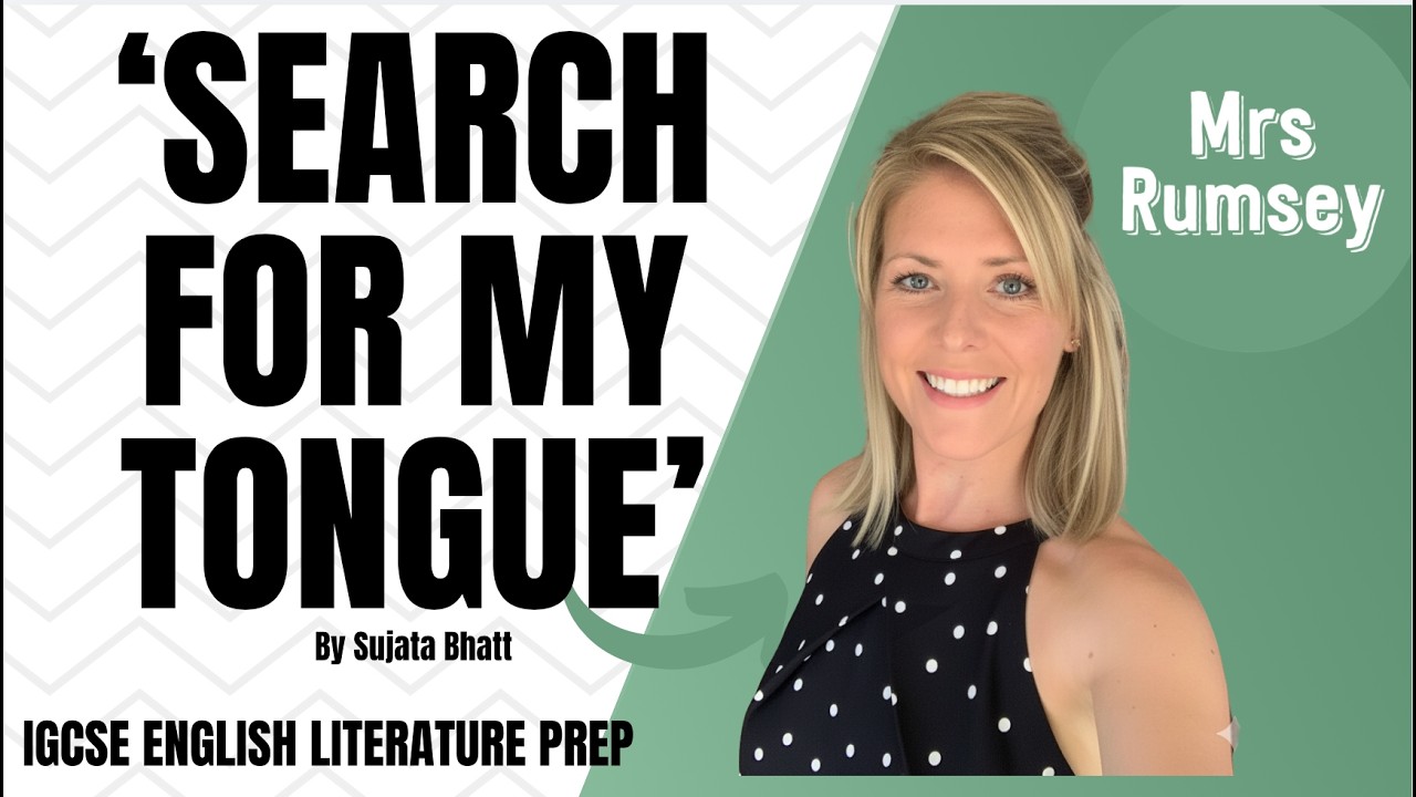 Analysis of 'Search for my Tongue' by Sujata Bhatt