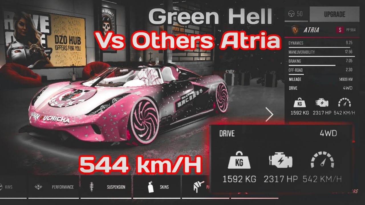 CP Max Atria|| Green Hell || 544 Km/H 