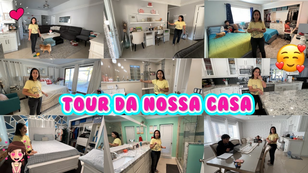 TOUR COMPLETO PELA NOSSA CASA ANTES DE NOS MUDARMOS PARA A OUTRA CASA