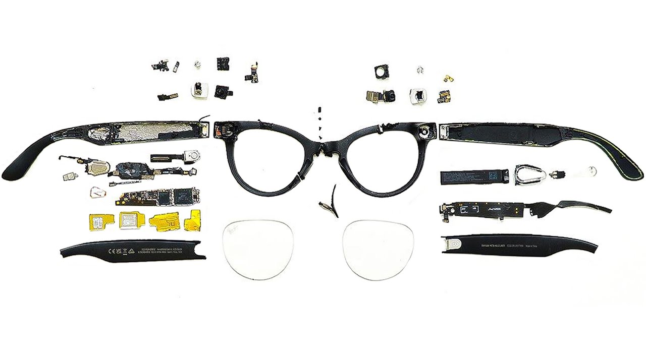 Разборка умных очков Ray-Ban Meta