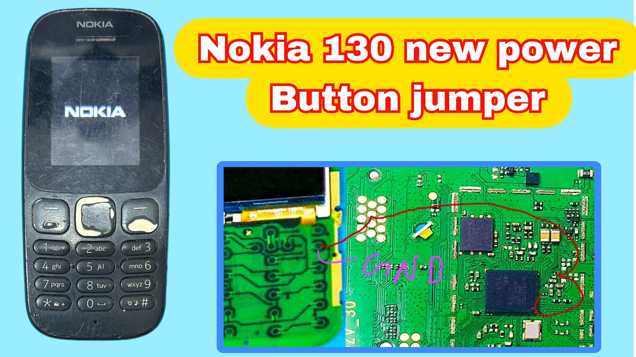 Nokia ta 1017 power key ways / Nokia ta 1017 power button ways