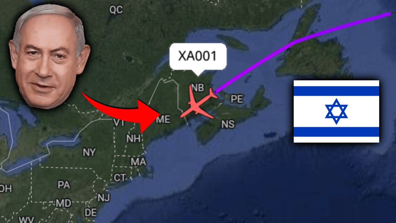 Tracking Israeli Prime Minister's Flight to DC