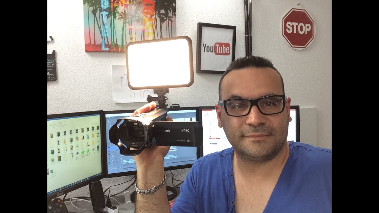 Projecteur Led pour Caméra - Déballage