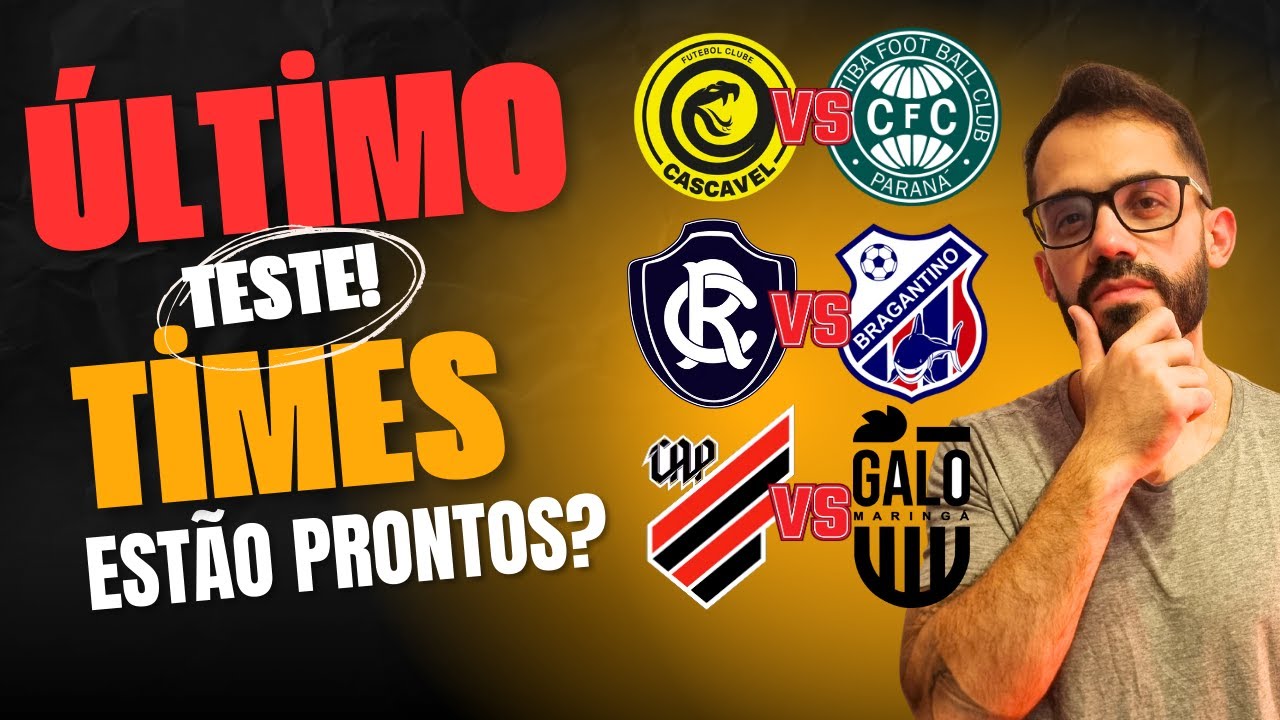 REMO ESTREIA TIME IDEAL HOJE? CORITIBA E ATHLETICO-PR PODEM SER ELIMINADOS!