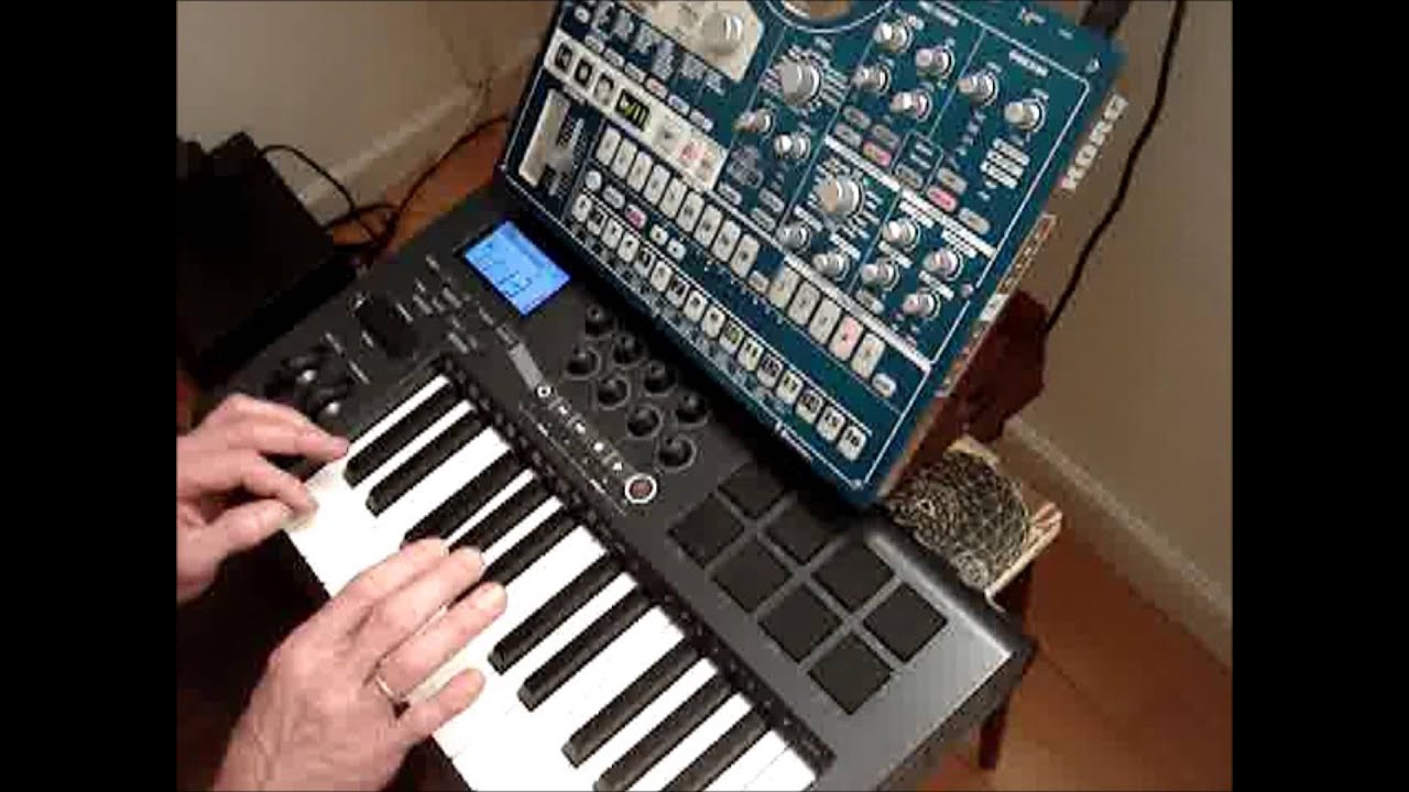 KORG EMX-1 / M- AUDIO AXIOM 25  - ``GO TO MIDI`` (Electro pop)