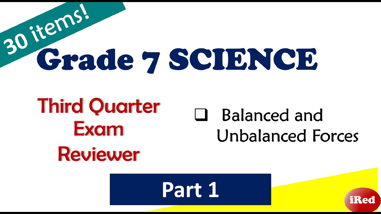 Grade 7 Science Third Quarter Exam Reviewer Part 1 Matatag Curriculum