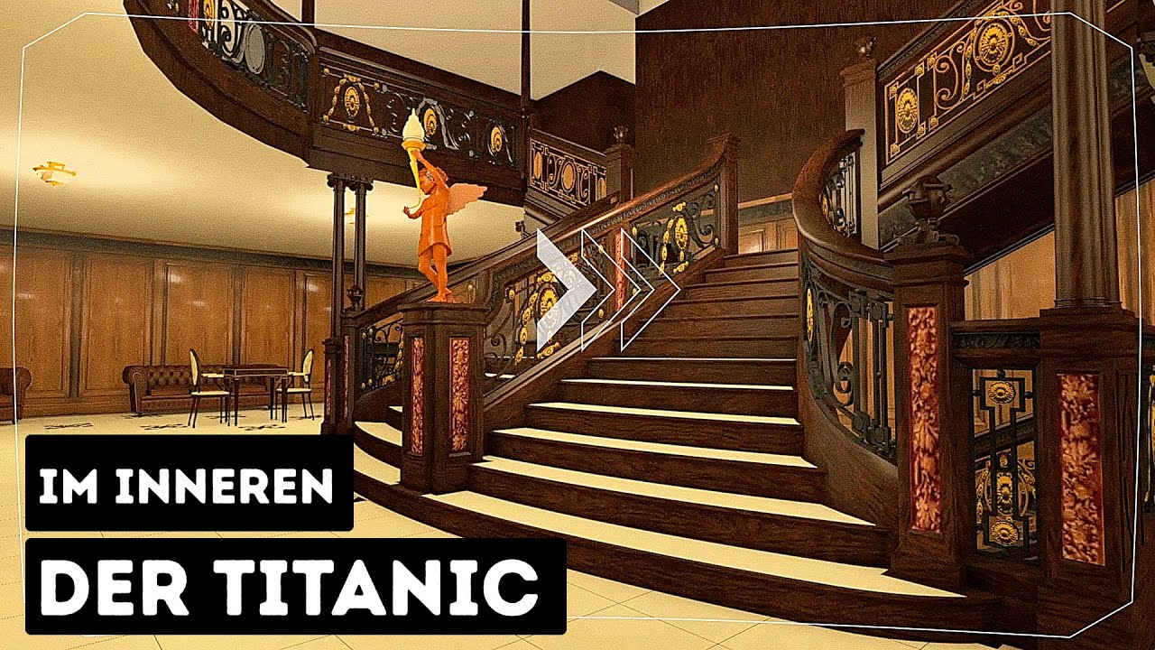 Eine vollständige virtuelle Tour innerhalb der Titanic