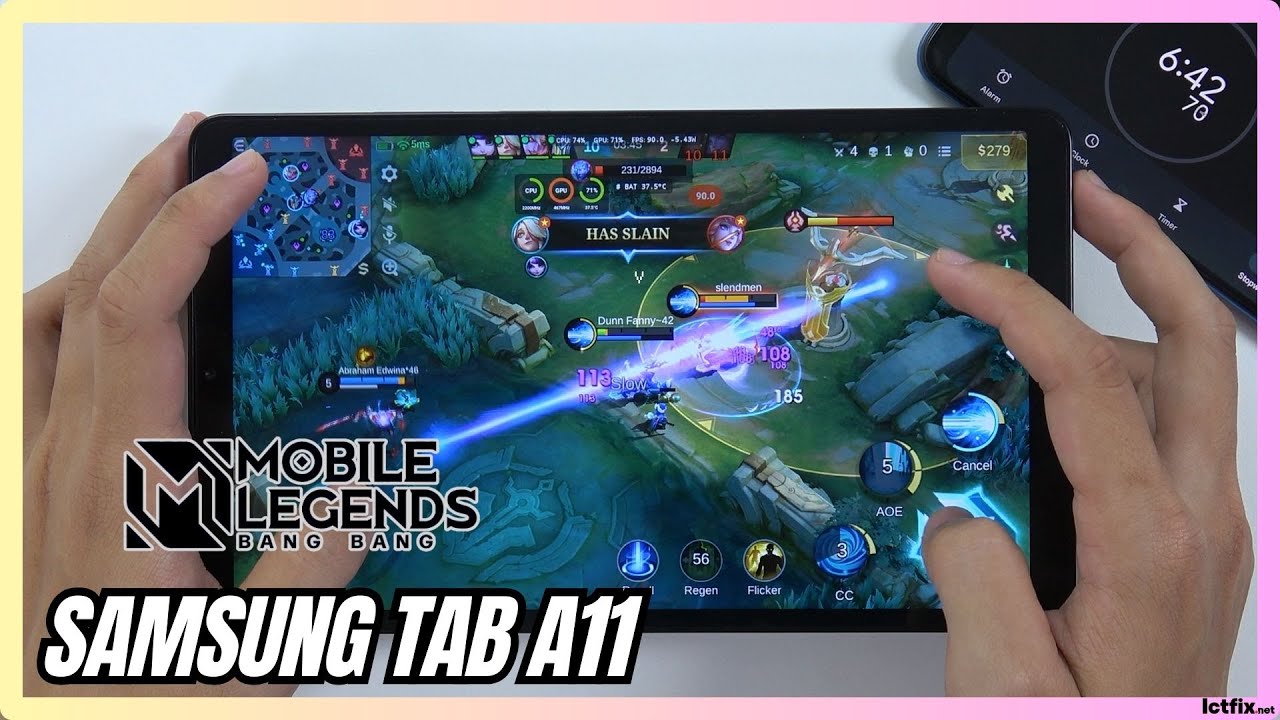 SAMSUNG GALAXY TAB A11 Mobile Legends Gaming Test MLBB | 90Hz | Helio G99 Performance