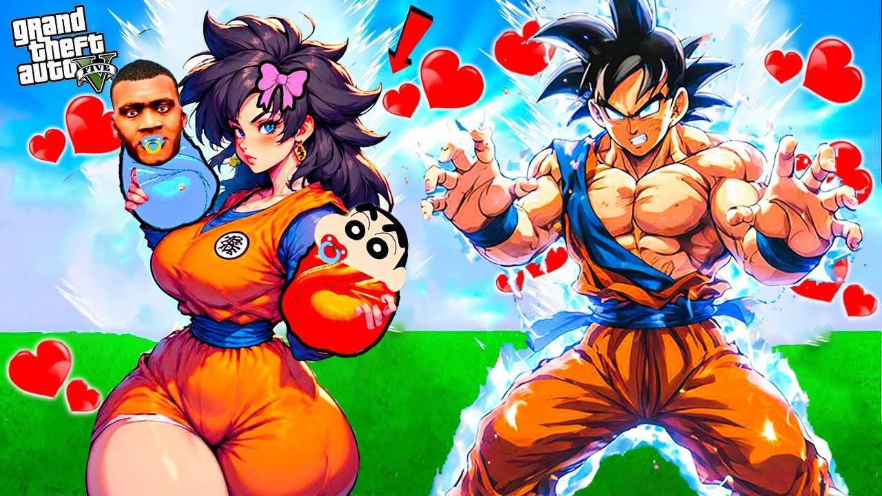FRANKLIN Adopted By GOKU FAMILY In GTA 5!