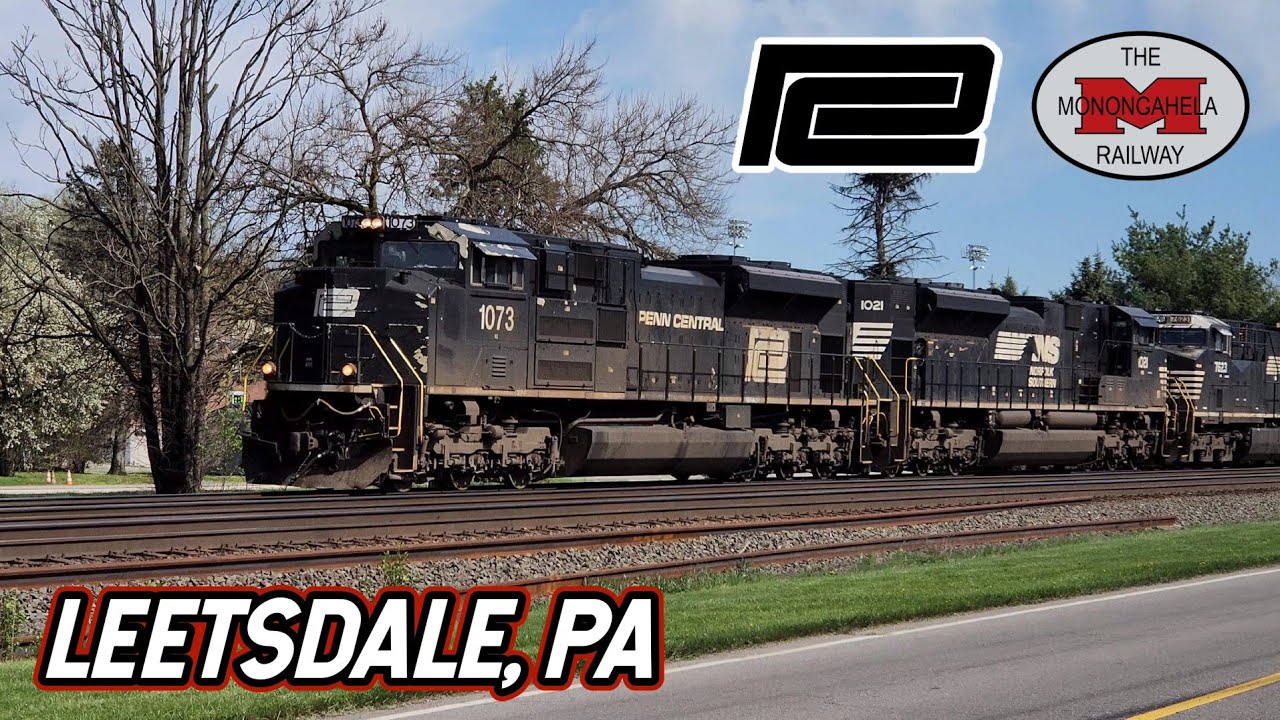 Penn Central & Monongahela Heritage Units - Leetsdale, PA