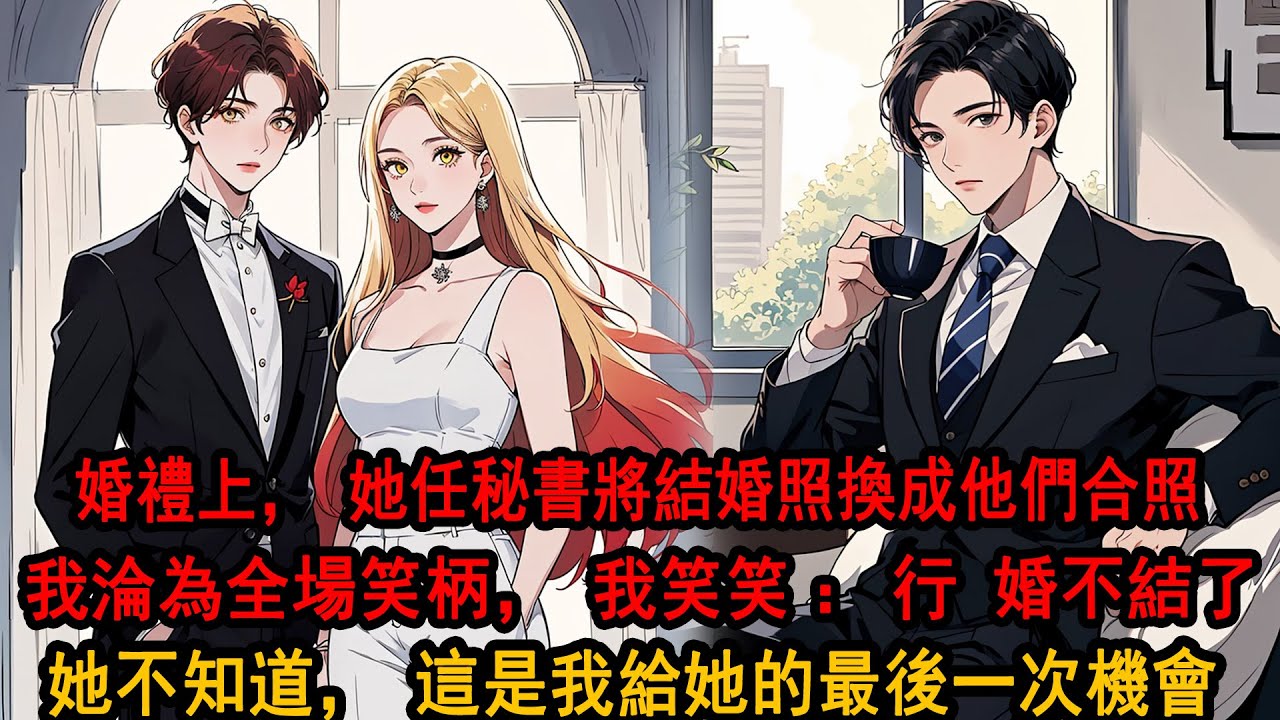 婚禮現場，柳如煙的秘書將我的結婚照換成他們的合照，我淪為全場笑柄。她卻護住他：他只是開個玩笑，你不要太過分。我拿著煙沉默，發現她出軌後，我給過她三次機會，可她不知道，這是最後一次。我笑笑：行，婚不結了