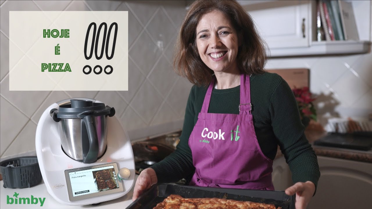 Como fazer uma massa de pizza caseira na BIMBY | Sugestão de sobremesa com maçã e canela