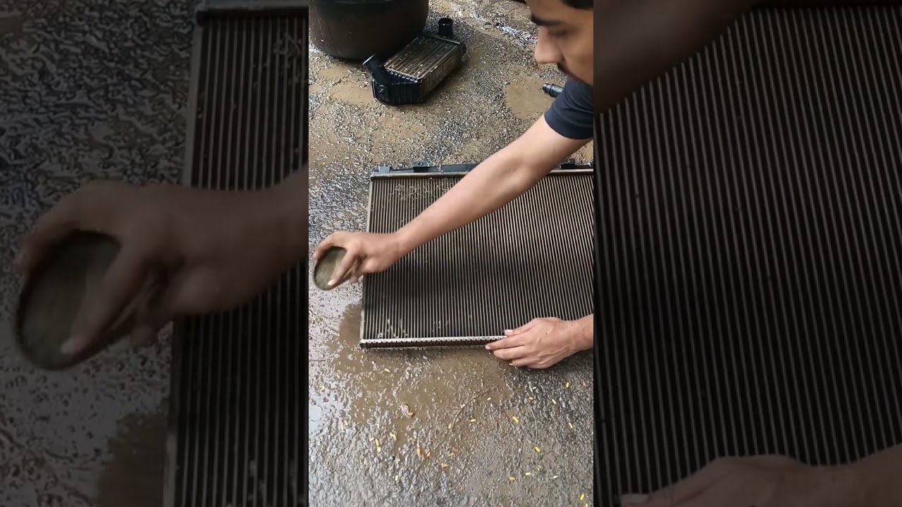Radiator service#services#mechanic #radiator saaf karne ka tarika# Radiator kayse saaf kare