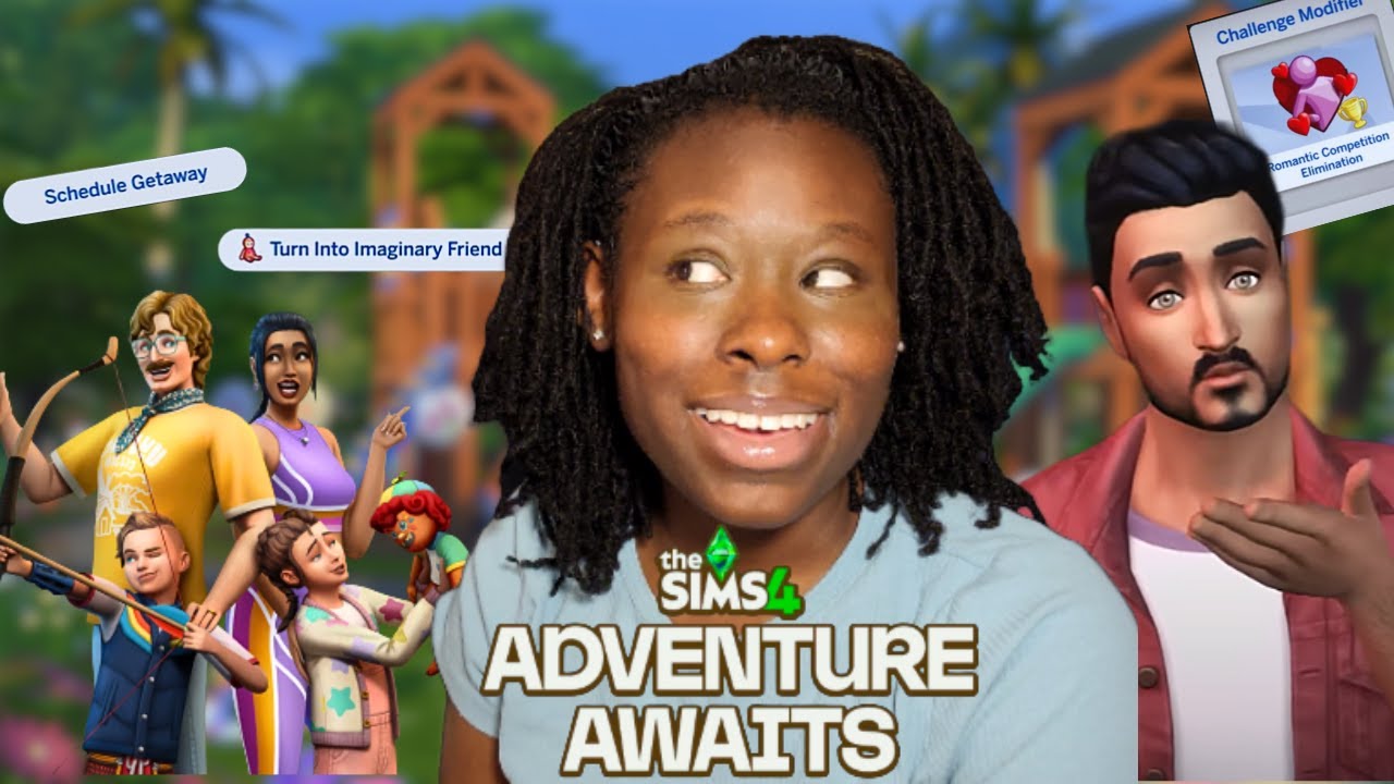 Modular playgrounds, Imaginary Friends?! The Sims 4 Adventure Awaits Trailer Reaction