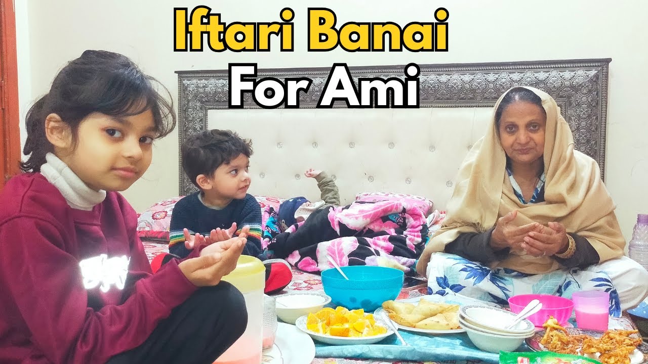 Ami kay Liye Iftari Bani II Hareem Nay Kamray ku Sajaya  II Arslan Family Vlogs.