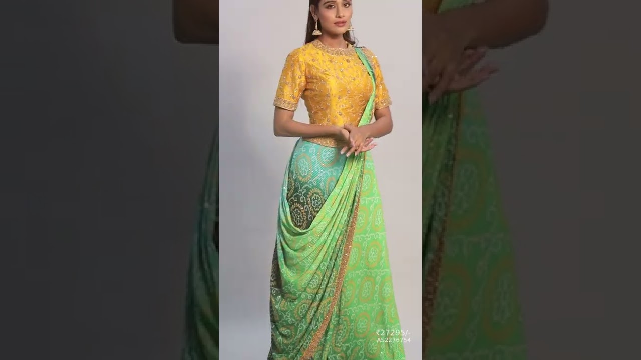 Party wear One Minute Saree |  One Minute Style Video
