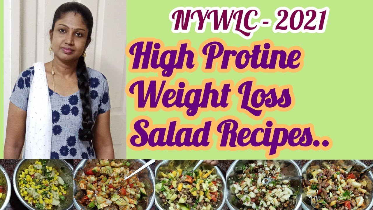 6 வகையான சாலட் | உடல் எடையைக் குறைக்கும் லோ கலோரி சாலட்!! | High Protein Salad For Weight Loss