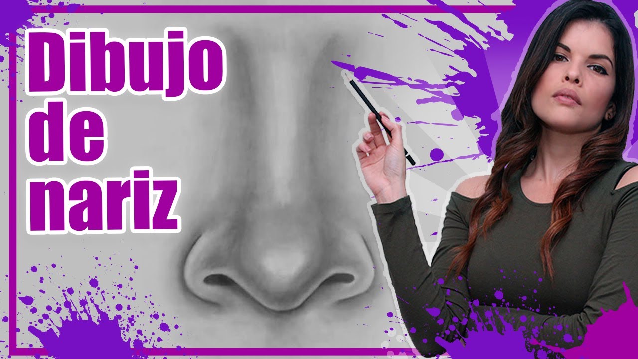 🟣Curso completo 😱😱😱 de DIBUJO a LAPIZ ✏️ de ROSTROS REALISTAS para Principiantes - Dibujo de Nariz.