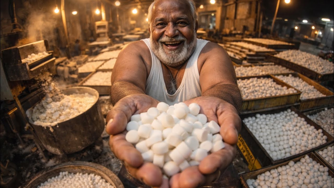 How Devotional Camphor Is Made in Bulk | Inside a Traditional Factory
