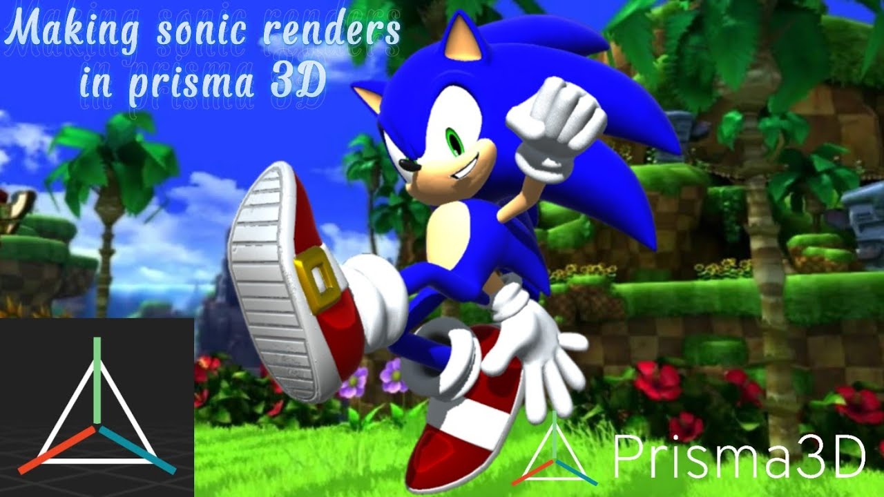 Making sonic renders for fun in prisma 3D