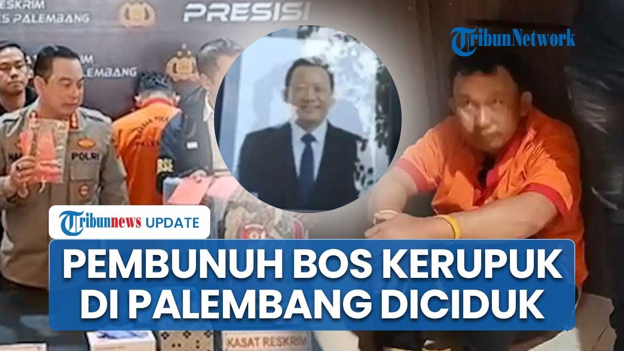 Pelaku Perampokan dan Pembunuhan Pengusaha Kerupuk Palembang Ditangkap, Akui Salah dan Menyesal
