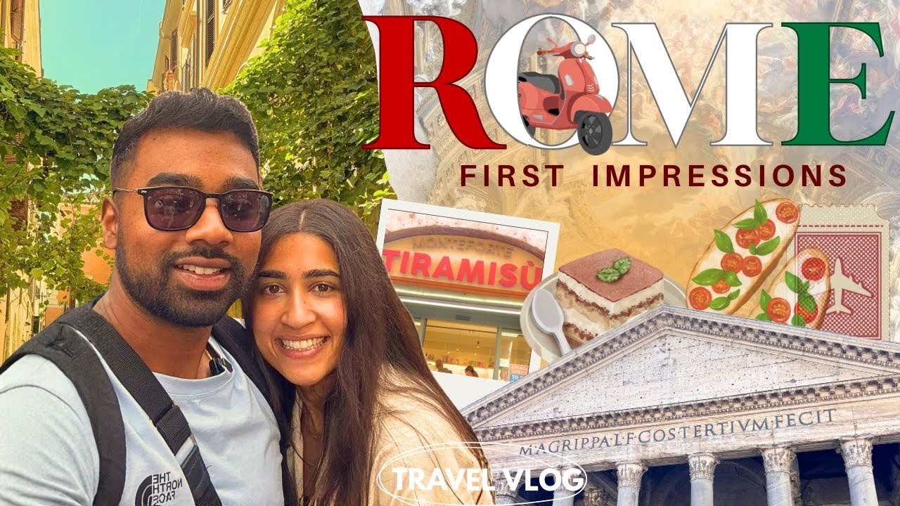 🇮🇹Exploring Rome: Pizza Taste Test + Cappuccino Experience & Pantheon Visit 🇮🇹