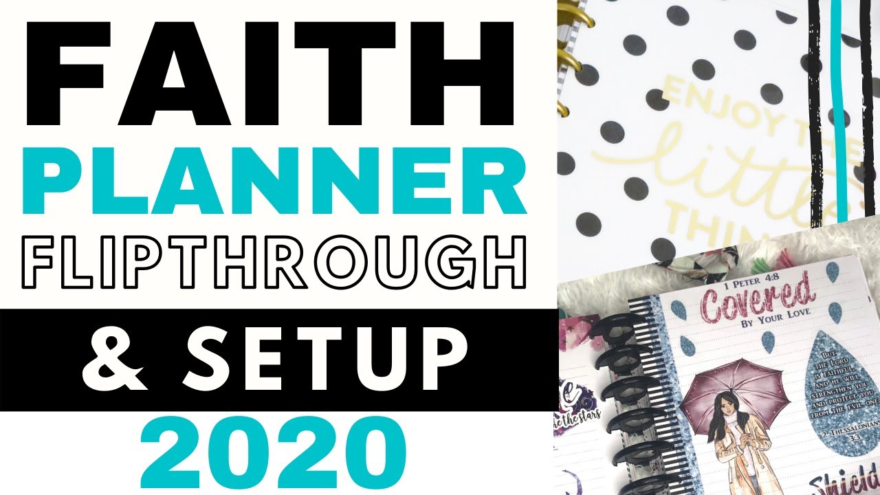 Faith Happy Planner Flip Through & Setup! Spring 2020 Plan with Me!