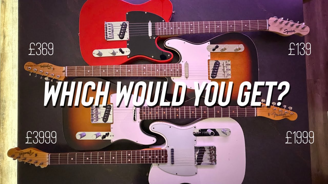 Четыре уровня Telecaster. Какой бы вы выбрали?