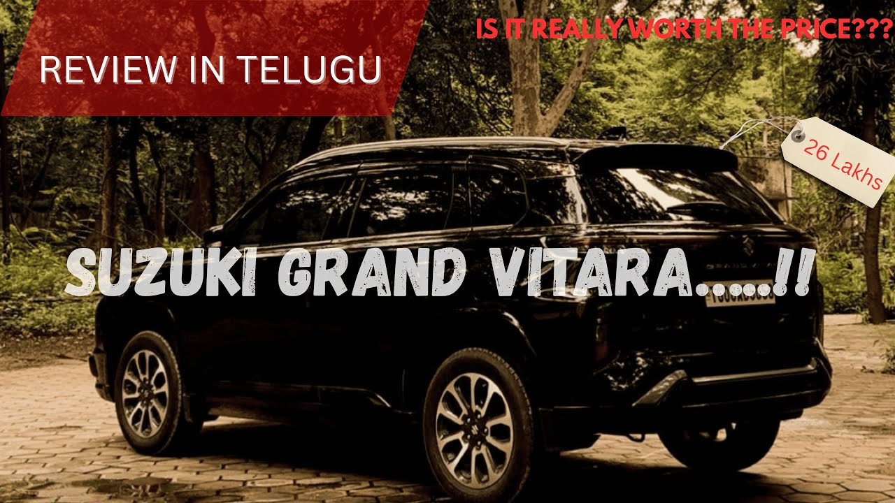 Grand Vitara 2025 Detailed Review | Performance, Comfort & Tech! in Telugu!!
