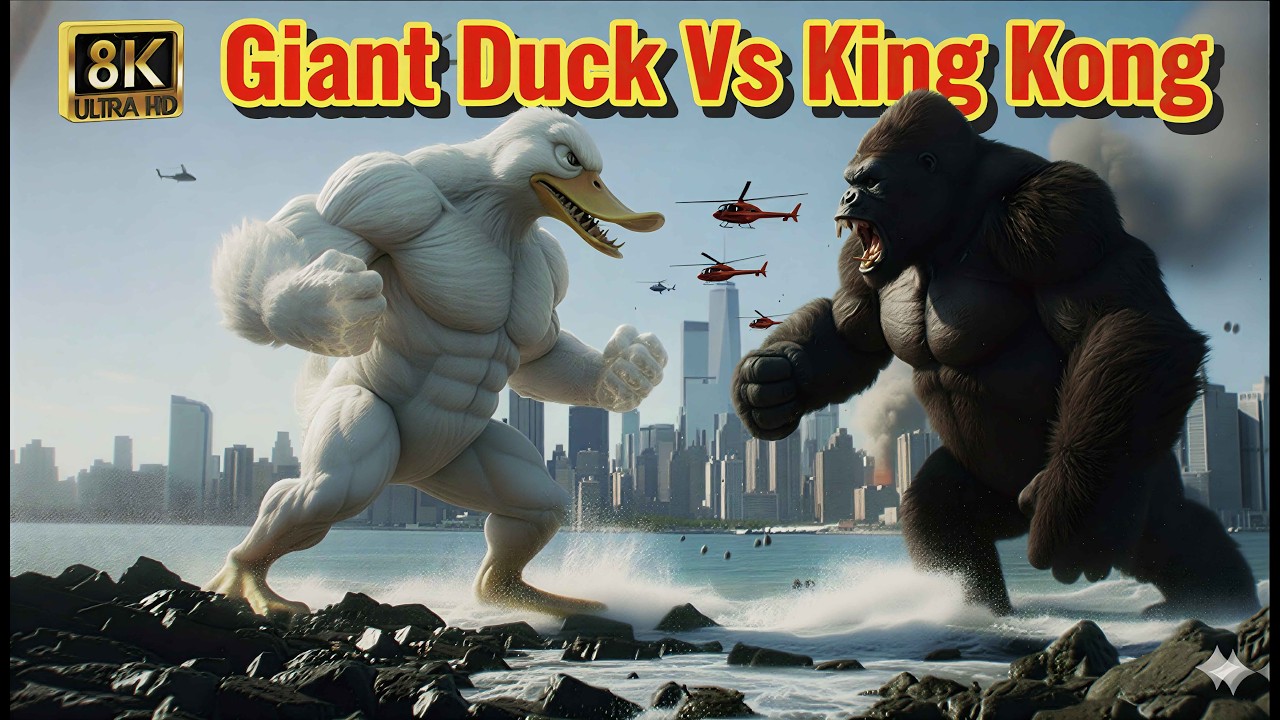 When a Giant Duck Attacks the City – King Kong Style Monster Rampage 😱🏙️ | Full Action Film