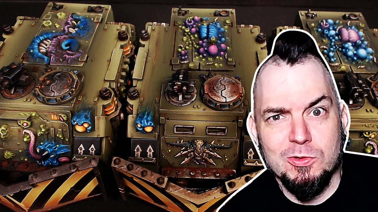 Create Custom Nurgle Rhinos For Your Death Guard Army