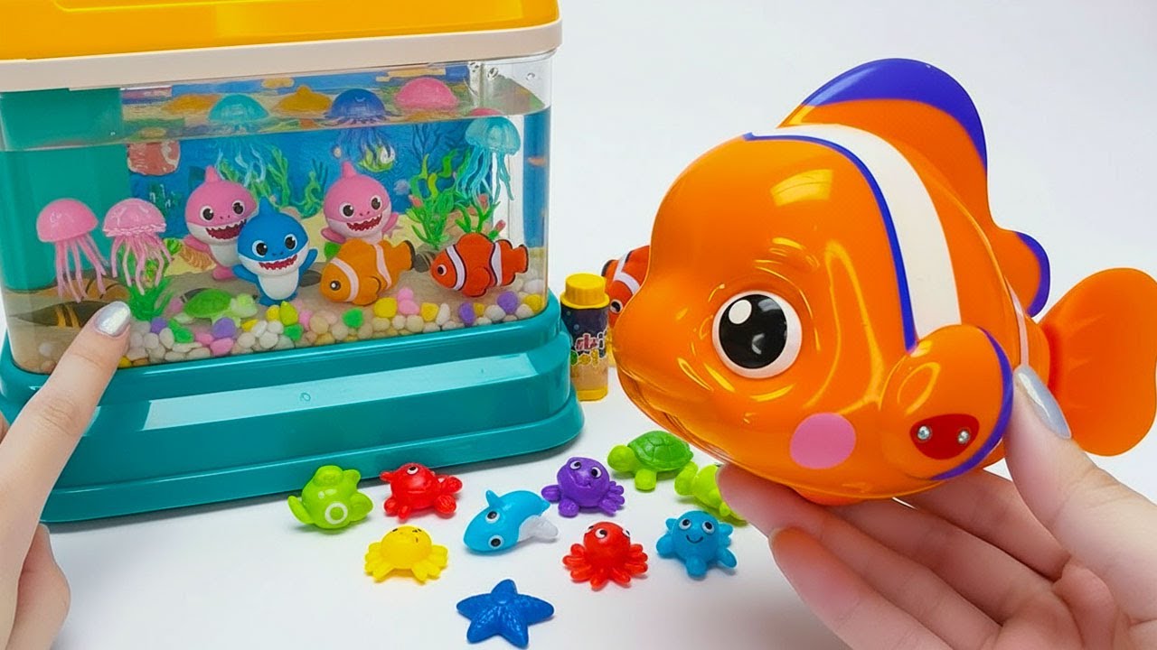30 Minutes Ultimate Unboxing Robo Alive Junior Fish Tank Aquarium Toy 🐳🐠 아쿠아리움 장난감 언박싱 | Review Toy