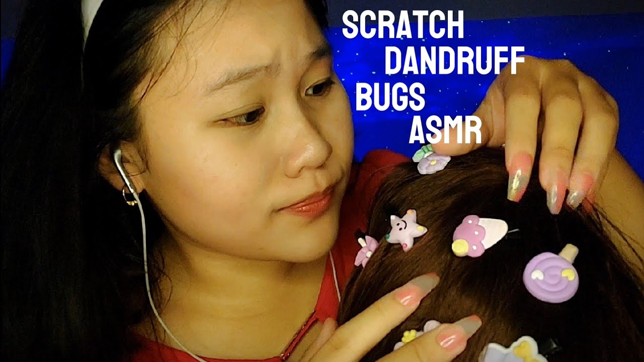 WIG SCRATCH, DANDRUFF, BUGS/LICE ASMR, HAIR MASSAGE || ASMR INDONESIA