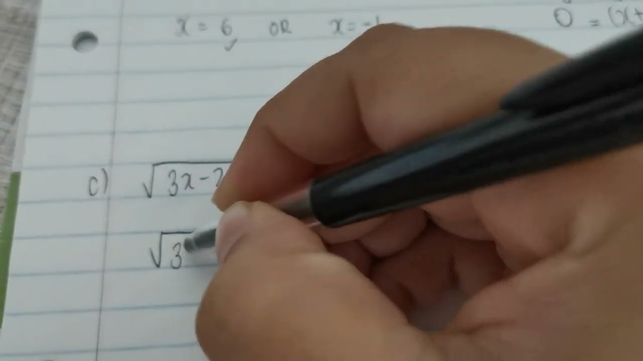 Grade 11 | Algebra Solving | equations by squaring both sides | Surds